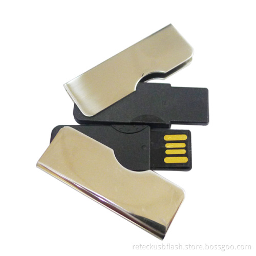 Rotating Pen Drive Storage Metal USB Flash Drive